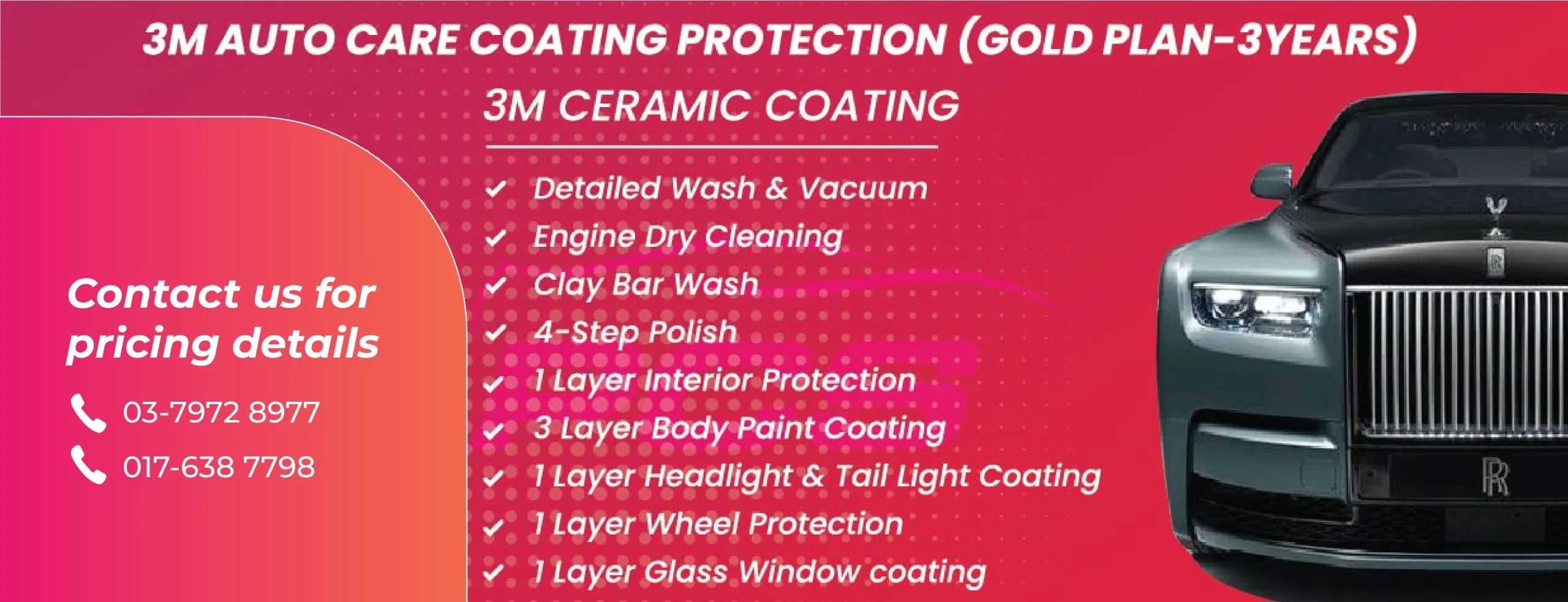 3M™ Ceramic Coating Gold Plan (3 Years) product image