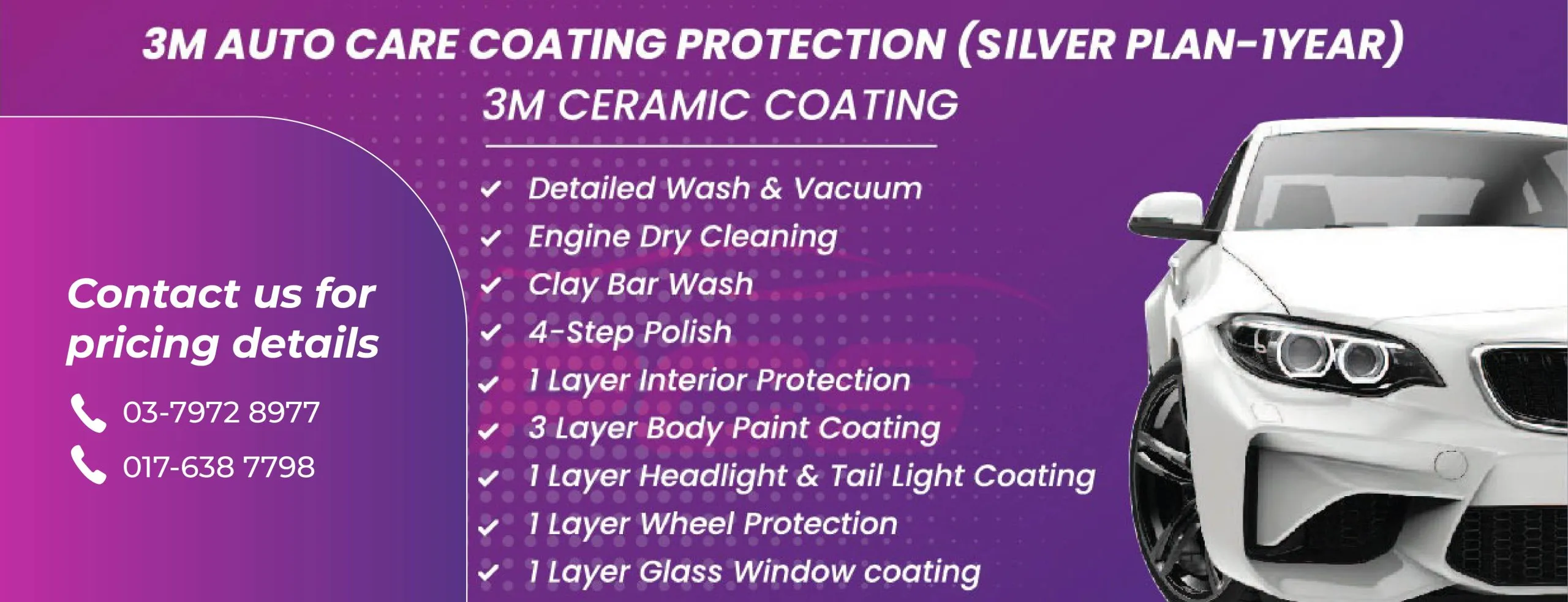 3M™ Ceramic Coating Silver Plan (1 Year) product image