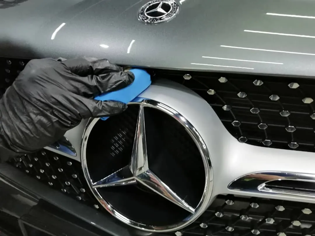 Completed automotive coating project