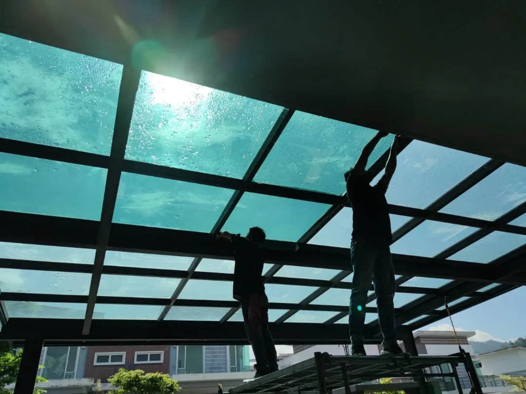 Completed residential window film project